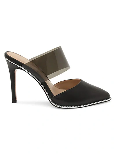 Shop Bcbgeneration Helena Point-toe Leather Pumps In Black