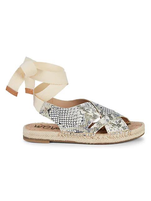 white tie espadrilles