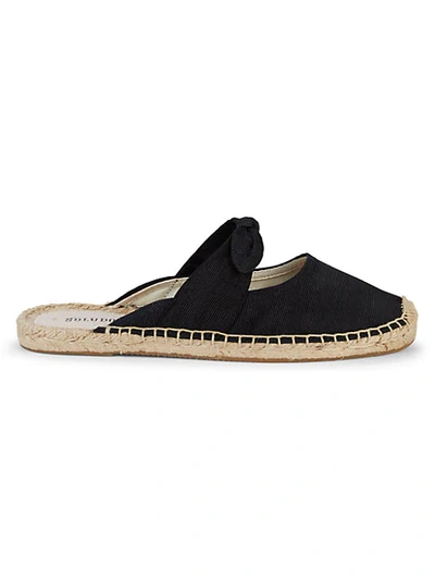 Shop Soludos Alma Bow Espadrille Mules In Black