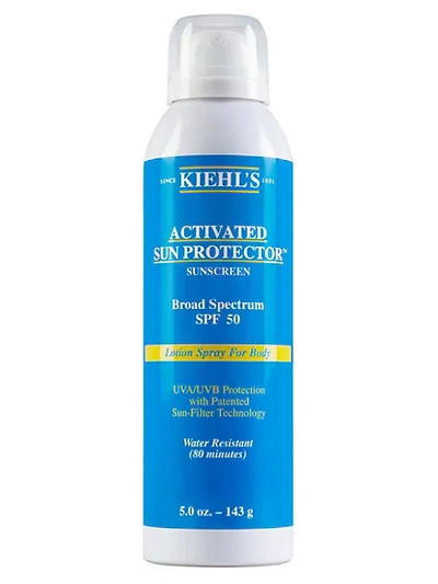 Shop Kiehl's Since 1851 Activated Sun Protector Spray Lotion For Body Spf 50