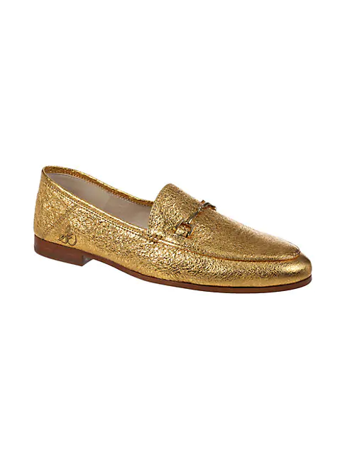 sam edelman gold loafers