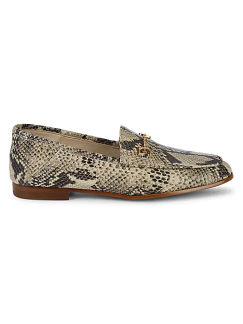 sam edelman snakeskin loafers