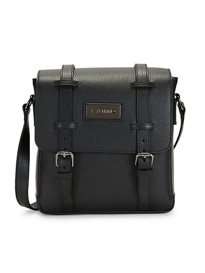 Shop Valentino By Mario Valentino Men's Leandre Mini Crossbody Bag In Black