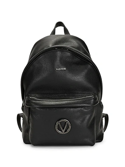 Shop Valentino By Mario Valentino Men's Seanye Leather Backpack In Black