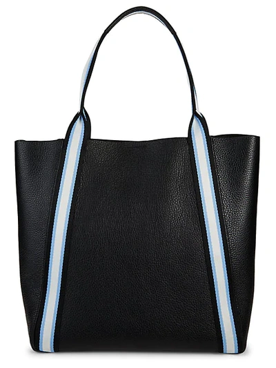 Shop Botkier Trinity Leather Tote In Black