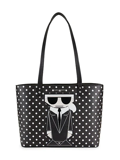 Shop Karl Lagerfeld Maybelle Tote In Black