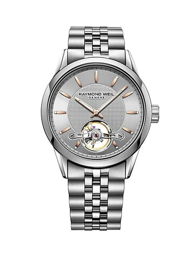 Shop Raymond Weil Stainless Steel Bracelet Watch