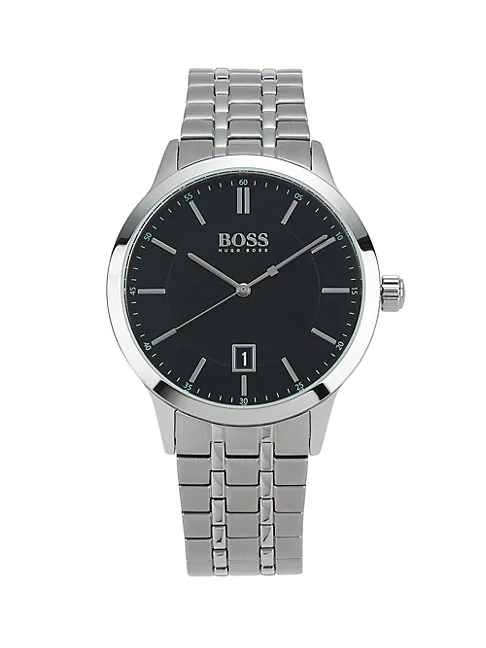hugo boss metal strap watch