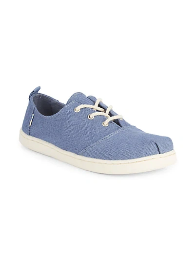 Shop Toms Girl's Lumin Low-top Sneakers In Blue