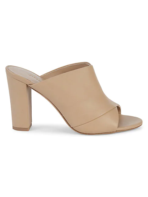 heeled mules nude