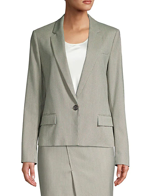 hugo boss houndstooth jacket
