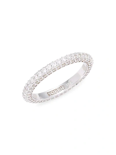 Shop Nephora 14k White Gold & Diamond Ring