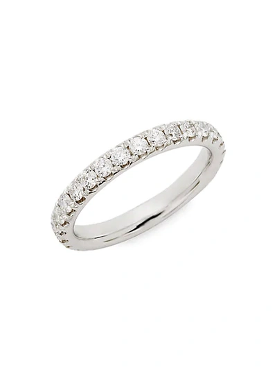 Shop Saks Fifth Avenue 14k White Gold & Diamond Eternity Ring