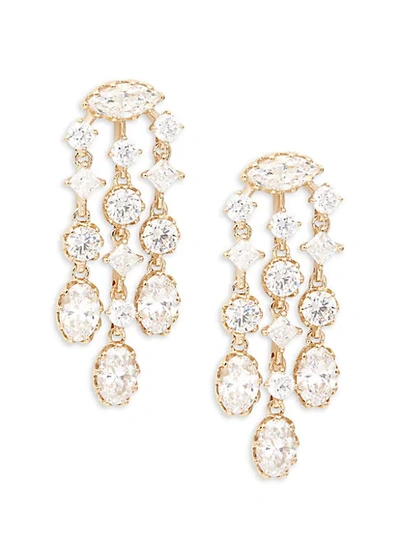 Shop Adriana Orsini Goldtone & Crystal Chandelier Earrings