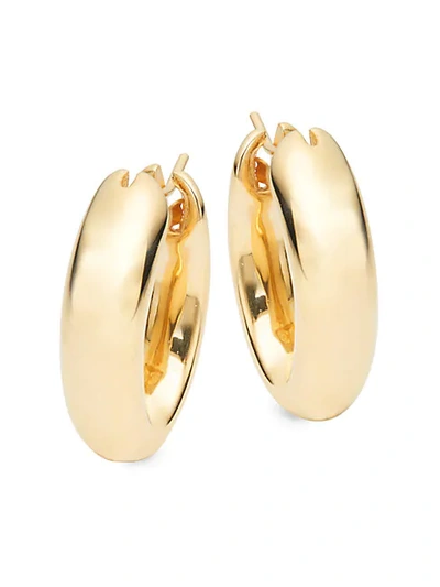 Shop Sphera Milano 14k Oval Hoop Earrings