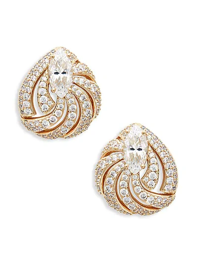 Shop Adriana Orsini Goldtone & Crystal Stud Earrings
