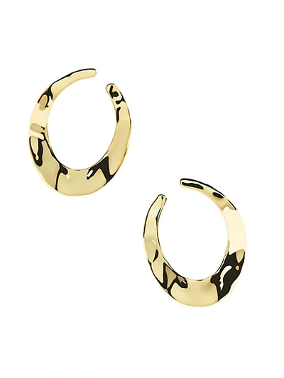Shop Ippolita Senso 18k Yellow Gold Crescent Hoop Earrings