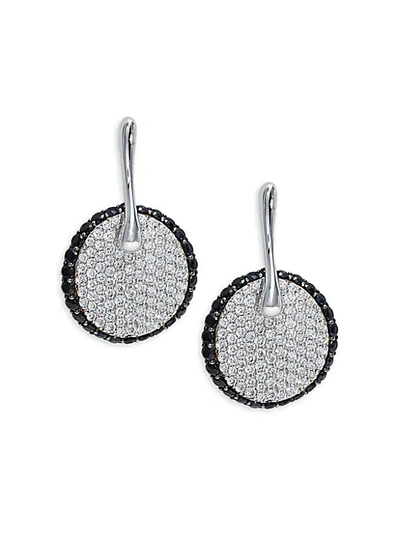 Shop Roberto Coin 18k White Gold & Diamond Earrings