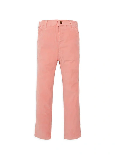 Shop Andy & Evan Little Girl's Straight-leg Jeans In Light Pink