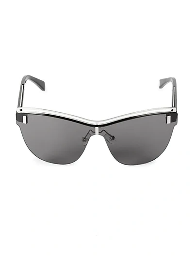 Shop Balmain 70mm Shield Sunglasses
