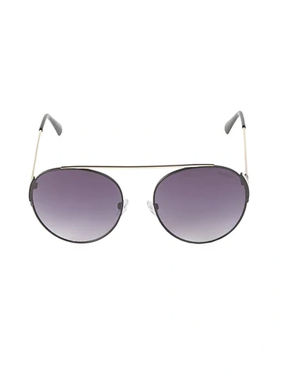 Shop Balmain 57mm Browline Aviator Sunglasses