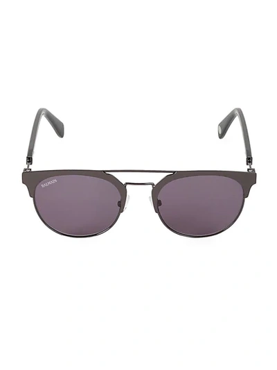 Shop Balmain 52mm Gunmetal Cat Eye Sunglasses