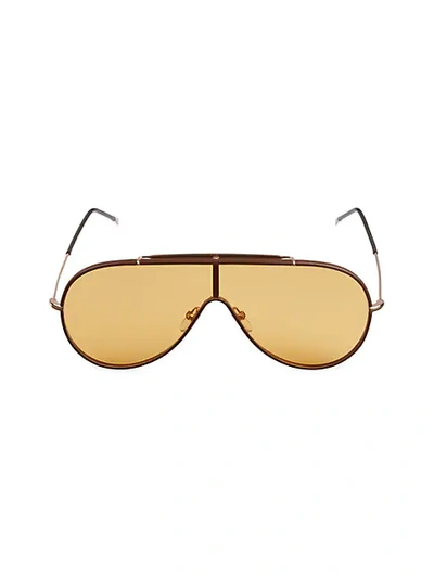 Shop Tom Ford 137mm Aviator Sunglasses In Yellow