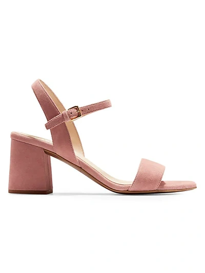 Shop Cole Haan Josie Suede Sandals In Pink