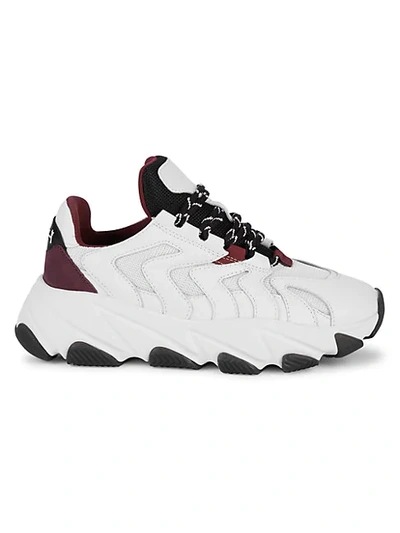 Shop Ash Extreme Leather & Mesh Chunky Sneakers In White Multi