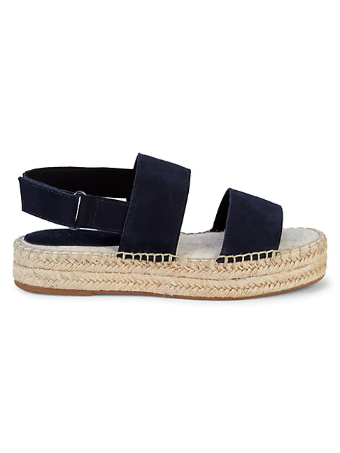 navy sling back sandals