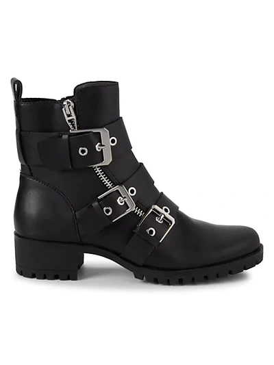 Shop Dolce Vita Brook Buckled Boots In Black