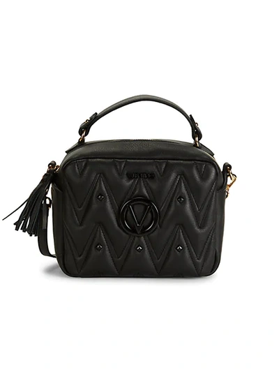 Shop Valentino By Mario Valentino Boulette D Sauvage Studded Camera Bag In Black