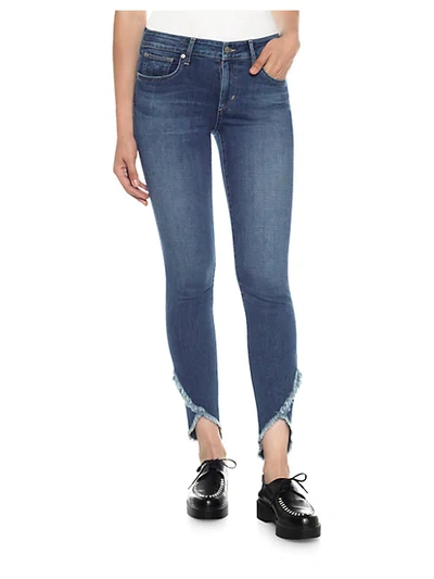 Shop Joe's Jeans Frayed Raw-hem Skinny Jeans In Michela