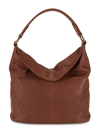 Frye Madison Leather Hobo Bag In Cognac ModeSens