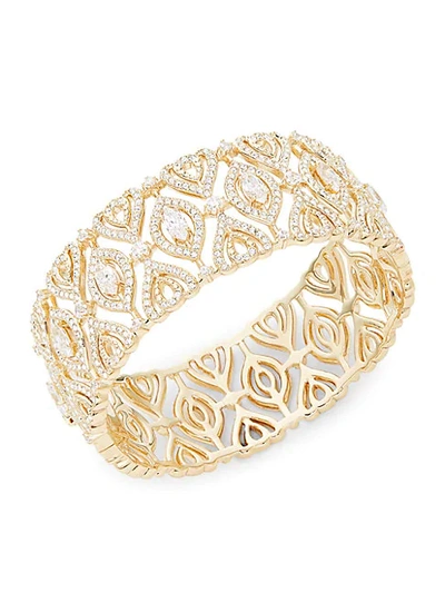 Shop Adriana Orsini Goldtone & Crystal Bangle