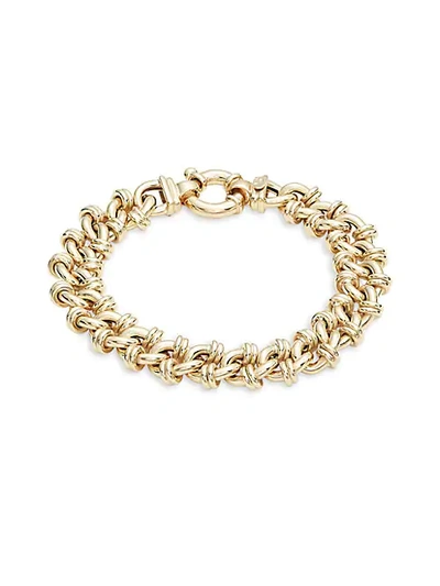Shop Saks Fifth Avenue 14k Yellow Gold Chunky Chain Bracelet