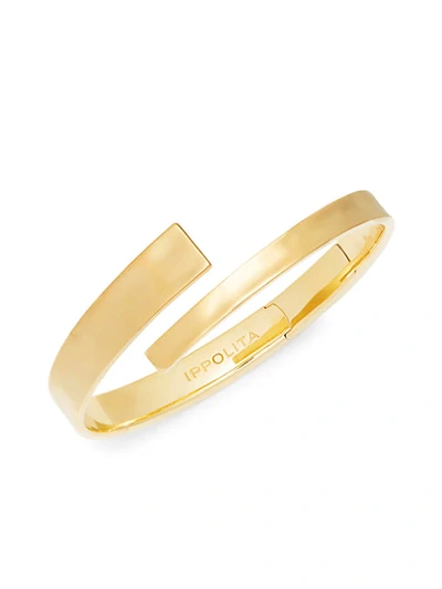 Shop Ippolita Senso 18k Yellow Embrace Bangle Bracelet