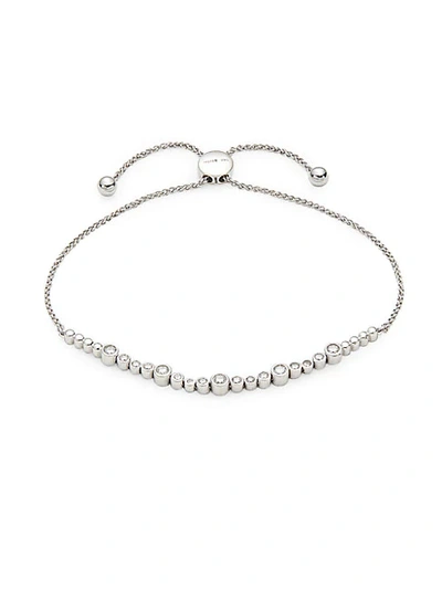 Shop Saks Fifth Avenue 14k White Gold & Diamond Bracelet