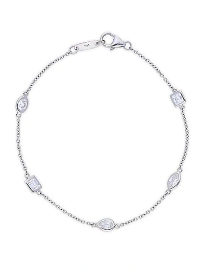 Shop Nephora 14k White Gold & Diamond Bracelet