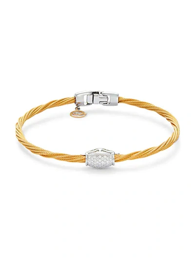 Shop Alor 18k Gold & Diamond Clasp Rope Bracelet