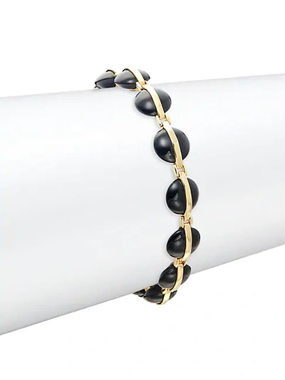 Shop Ippolita Senso 18k Yellow Gold & Black Onyx Flex Bracelet