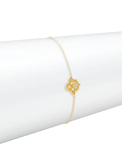 Shop Legend Amrapali Heritage 18k Yellow Gold & Diamond Amulet Bracelet