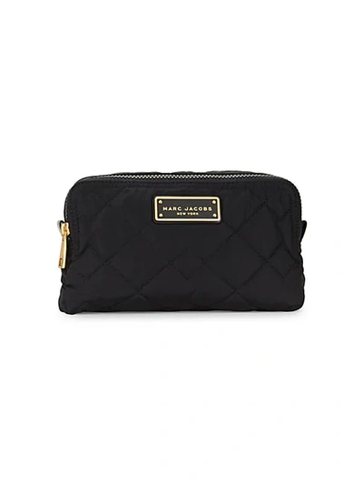 Shop Marc Jacobs Women's Quilted Cosmetic Pouch In Black