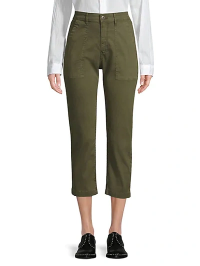 Shop 3x1 Sabine Tapered Cropped Chinos In Chale