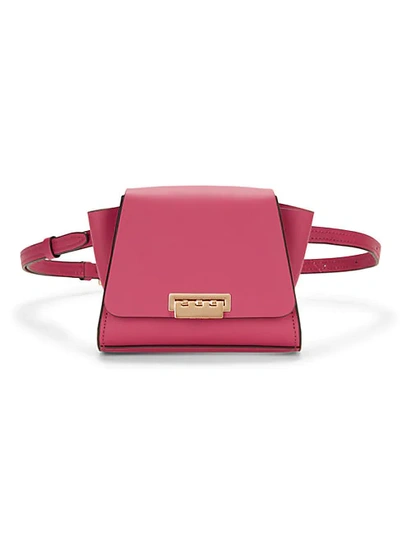 Shop Zac Zac Posen Eartha Leather Belt Bag In Bright Red