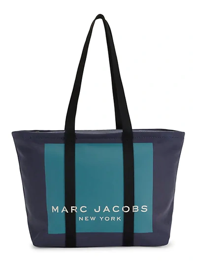 Shop Marc Jacobs Kamala Canvas Logo Tote In Dijon