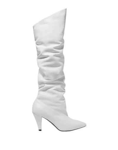 Shop Givenchy Knee Boots In White