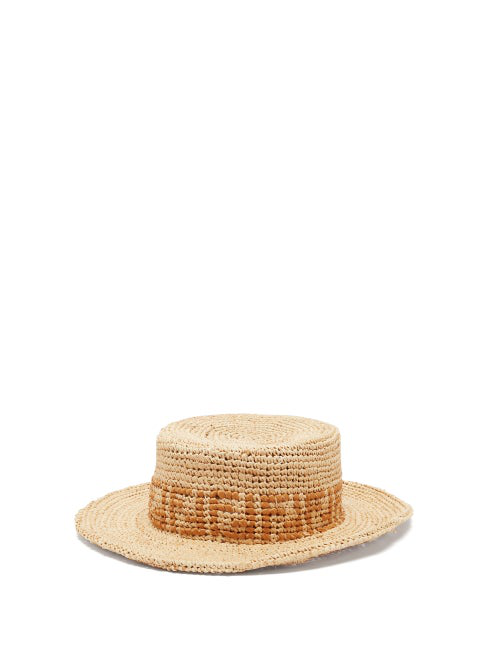 fendi straw hat