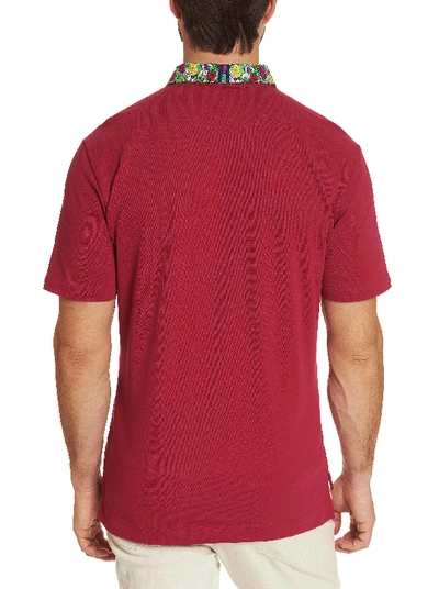 Shop Robert Graham Rosso Polo In Berry