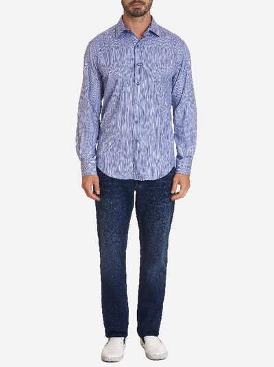 Shop Robert Graham Vandoorne Sport Shirt In Blue